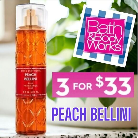 PEACH BELLINI - Bath & Body Works 🍑 - Picture 1 of 5